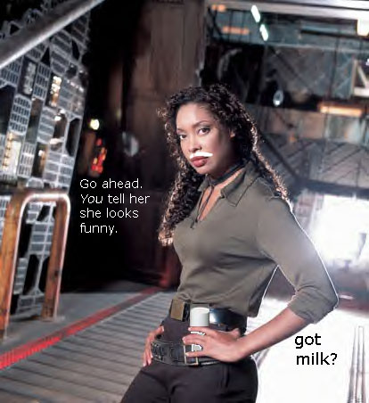 Zoe's got milk