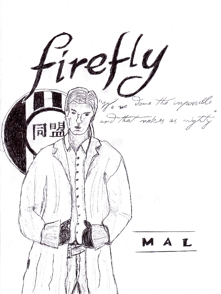 Mal pen and pencil