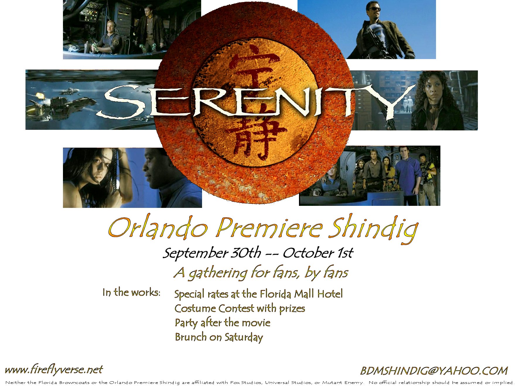 Orlando Premiere Shindig Poster
