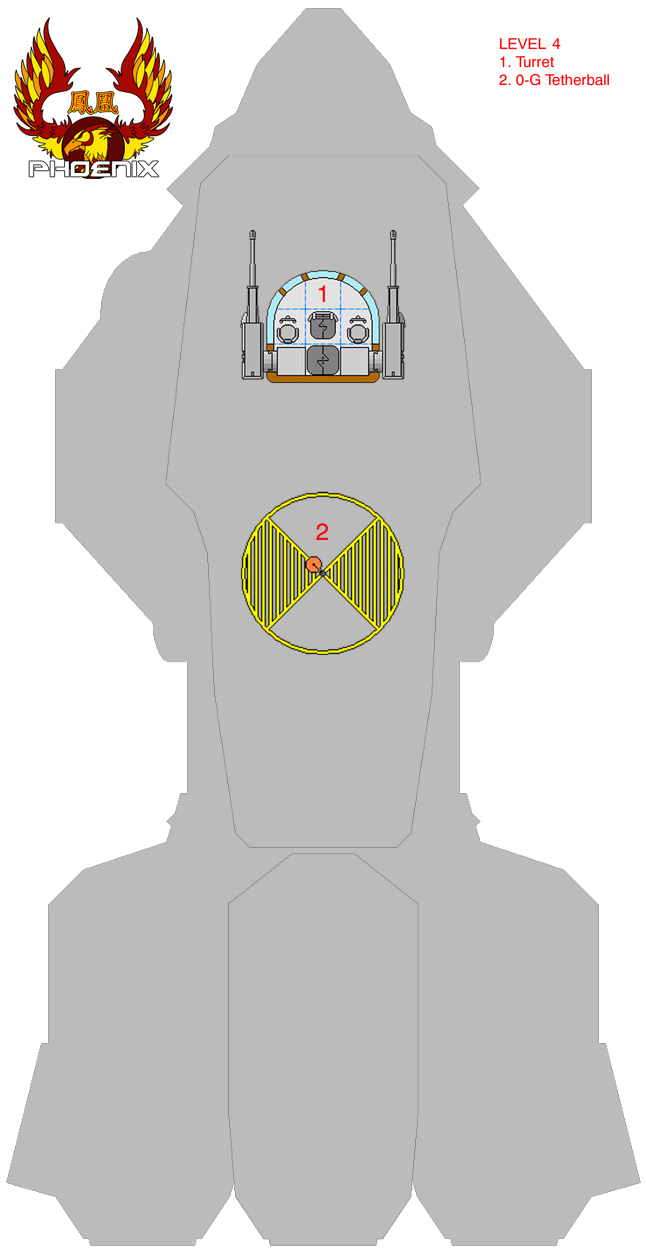 The Phoenix - Deckplan: LVL 4