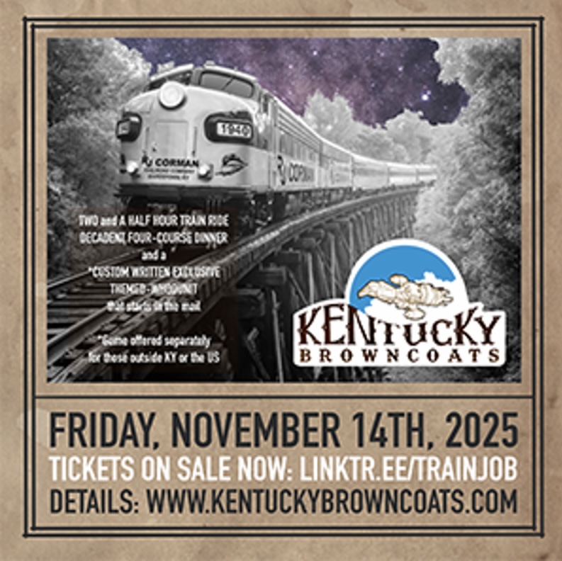 Train Job My Old Kentucky Dinner Train Friday, November 14th, 2025