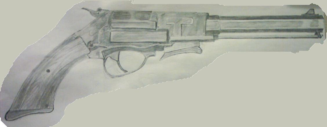 Drawing of Mal's Gun