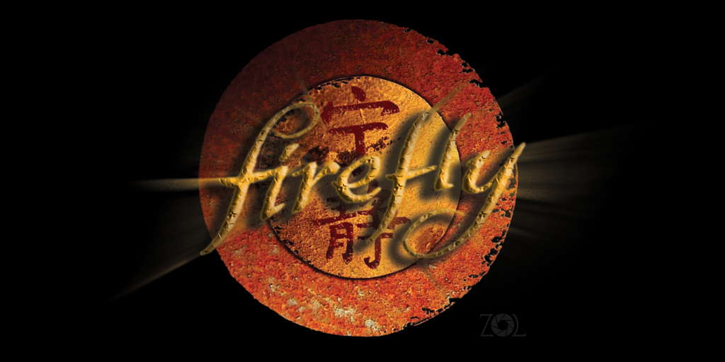 NEW Firefly - Serenity Logo (Zol.) [Black Background]