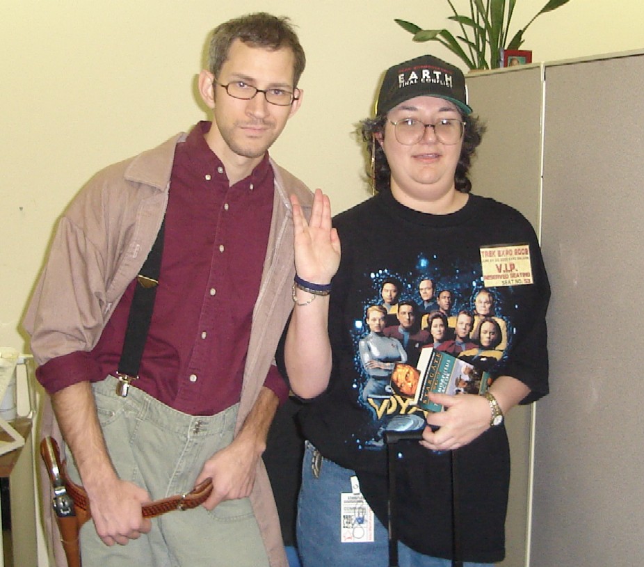 A Browncoat & A Con-Geek. Me & my friend Crystal