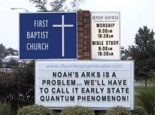 Silly church sign