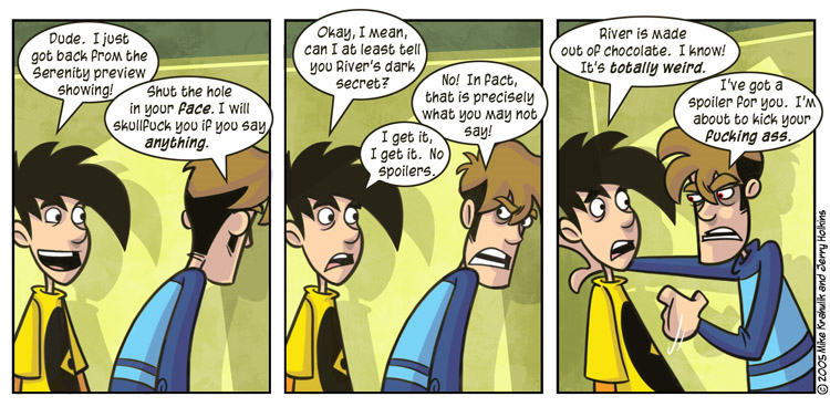 Penny Arcade Comic re Firefly