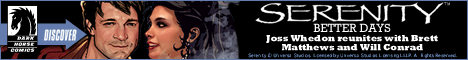 Dark Horse ad for Serenity Better Days comic.