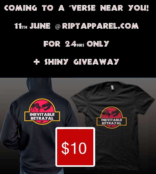 "Jurassic Betrayal" - Riptapparel.com - Firefly T-Shirt - $10 - 24hrs only! 