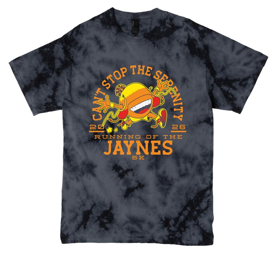 Running of the Jaynes 2026 t-shirt