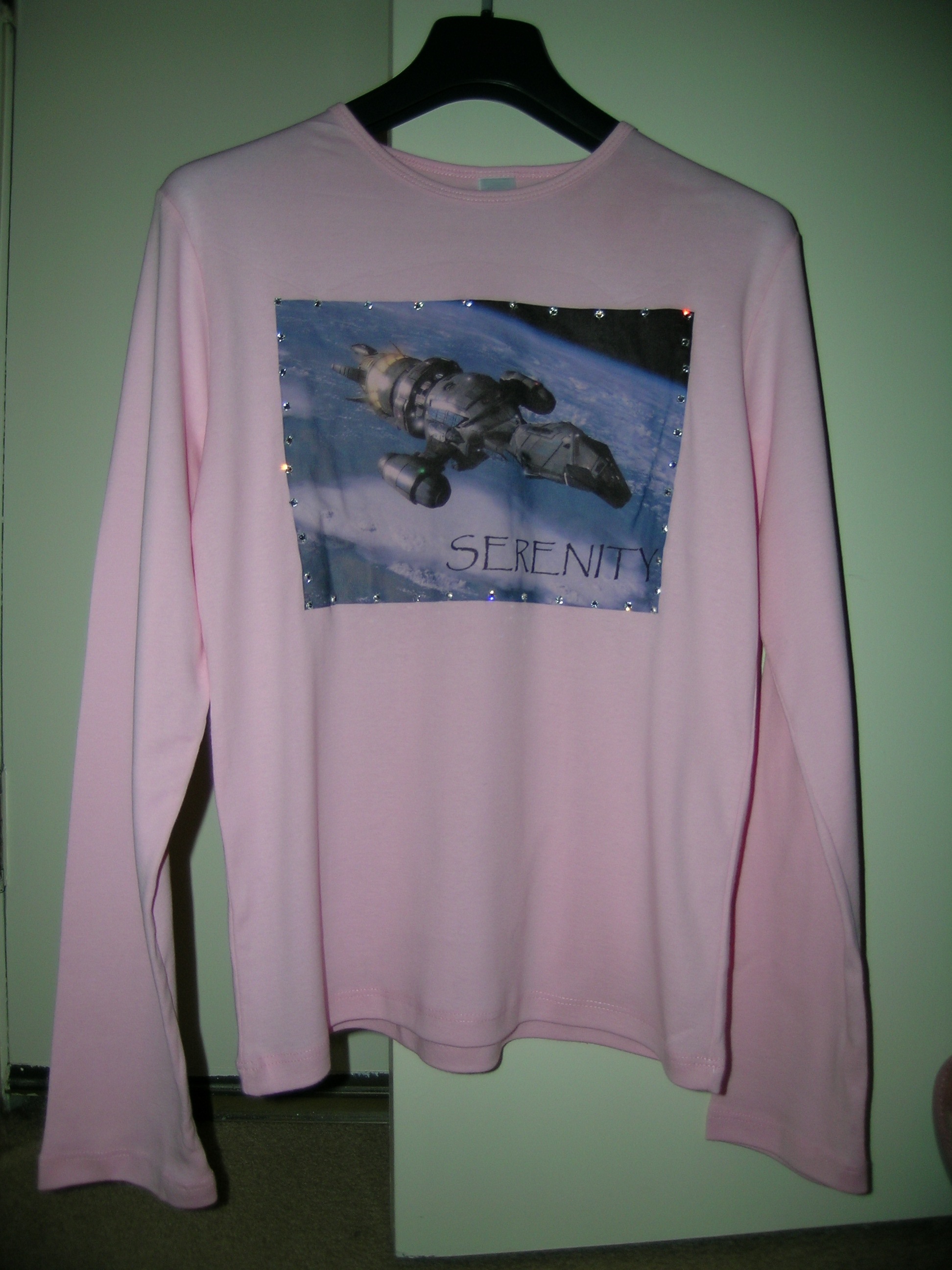 Serenity tshirt w/Swarovski crystals