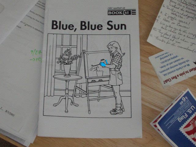 Blue, Blue Sun!  Our Take on Phonics!