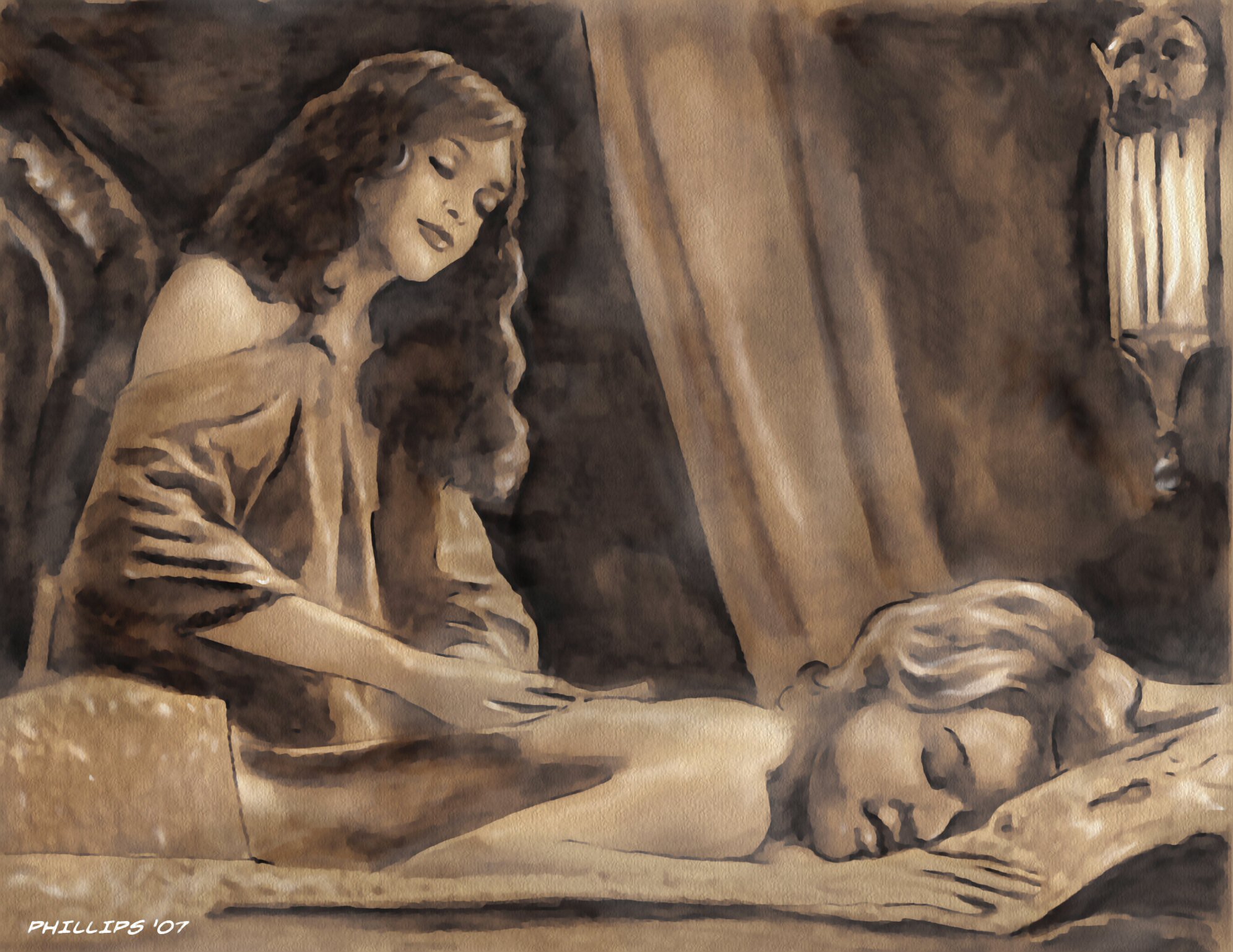 Inara at work