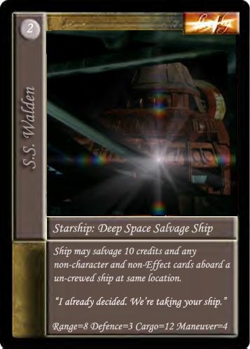 S,S. Walden CCG Card