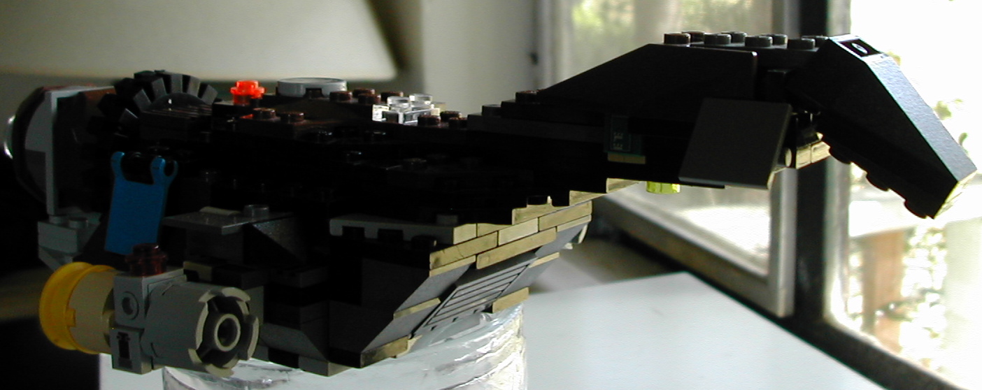 Lego Serenity: Lateral view in flight