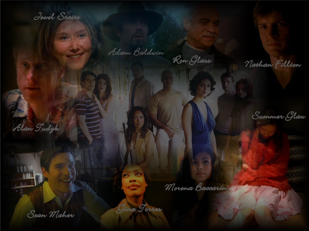 Beautimous... the cast of Serenity (desk