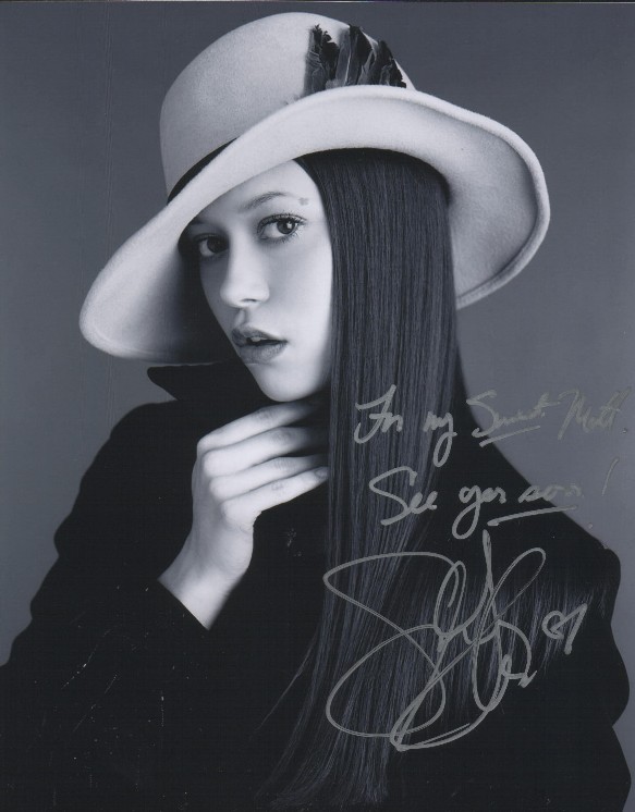 Signed Summer Glau photo...