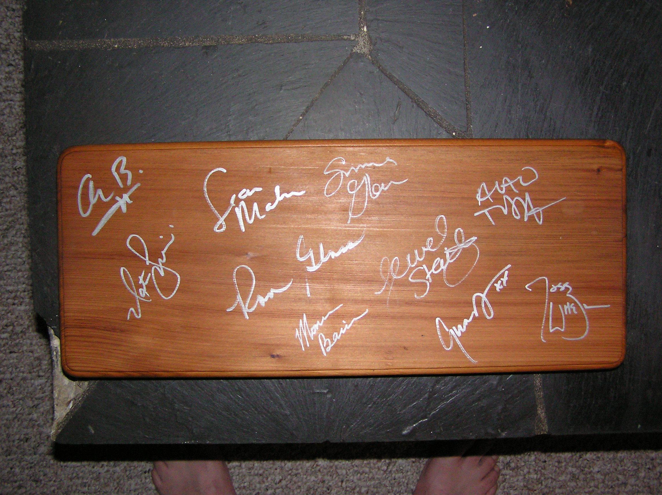 Serenity Sign Signed