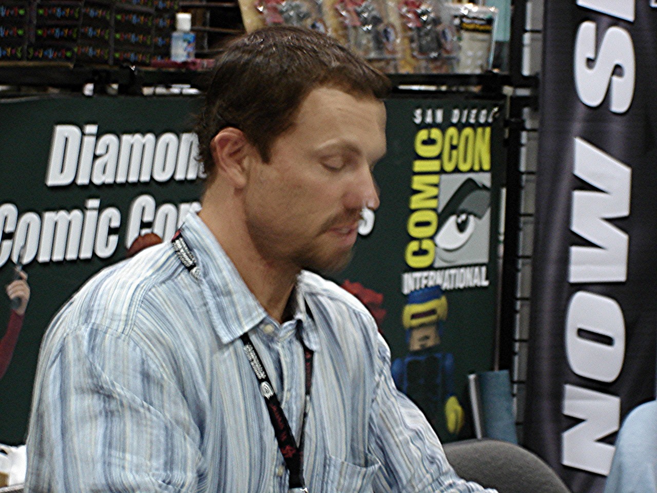 Adam at comic con