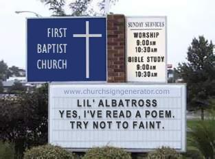 Albatross Church Sign