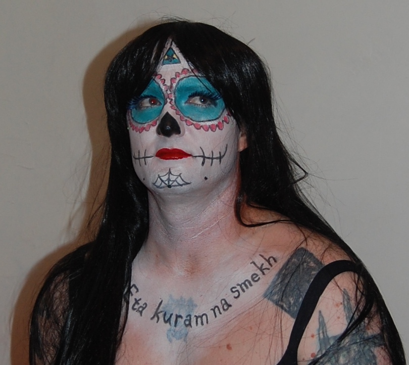 Browncoat Candy skull makeup