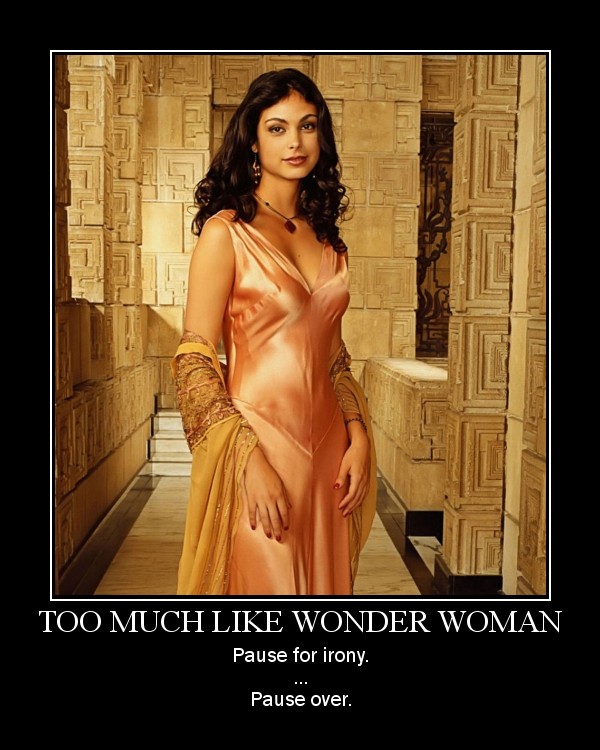 Too Much Like Wonder Woman