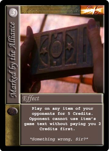 Improved Marked By the Alliance Card