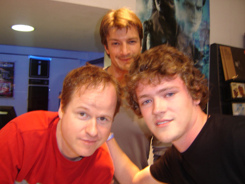 Joss, Nathan and me