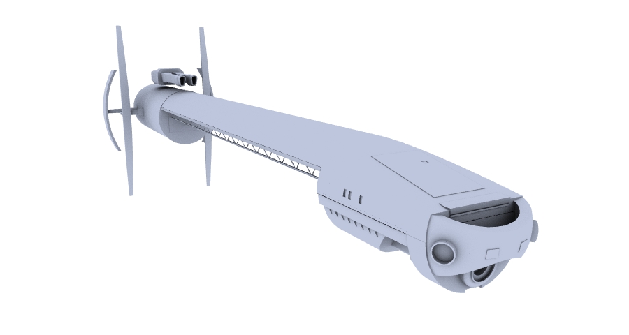 Ocean Class Carrier - 3D lightwave model