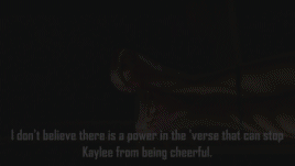 Kaylee, not so cheerful
