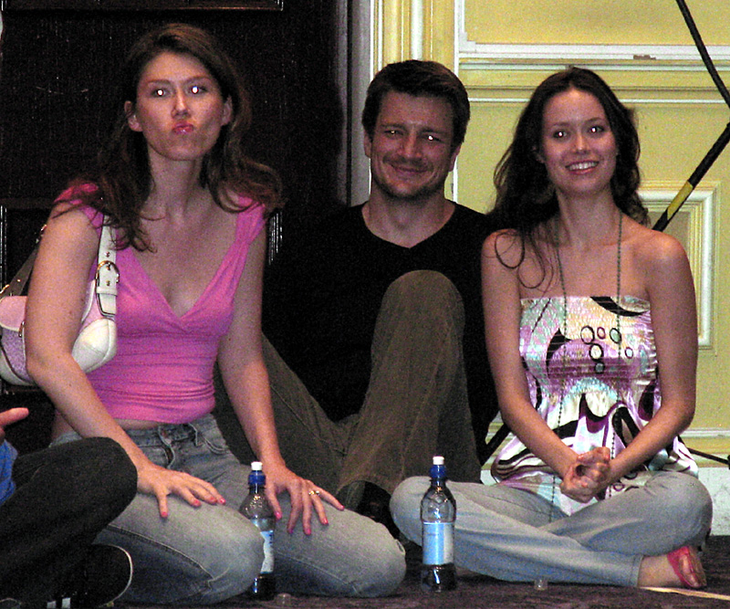 Jewel,Nathan & Summer happy after sneaking in :)