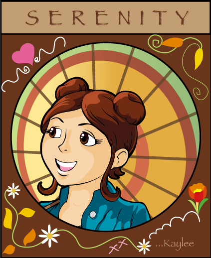 Kaylee in cartoon form.