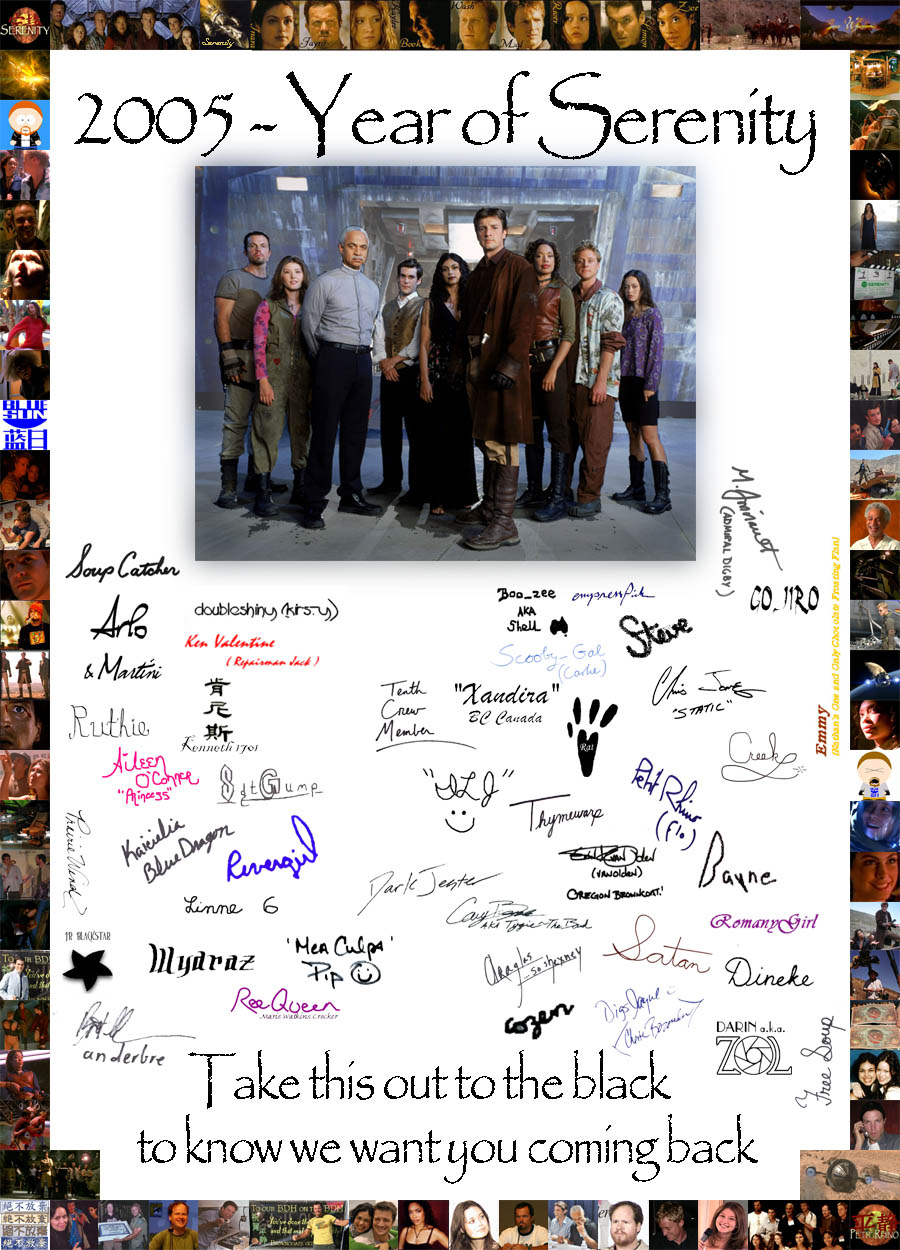 Autograph poster for the BDH - Update