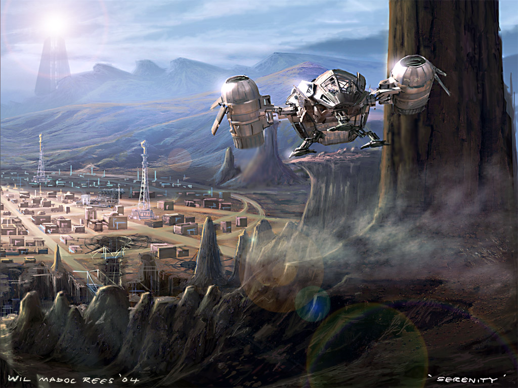 Serenity Production Art Wallpaper (1024x768)