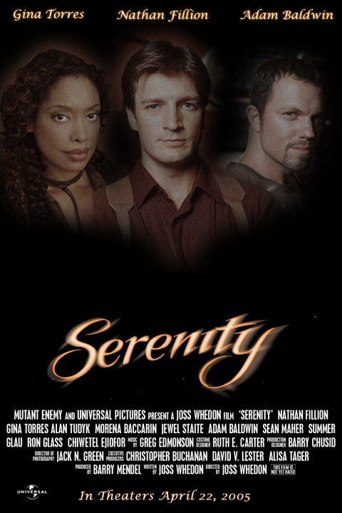 Yet another SERENITY poster.