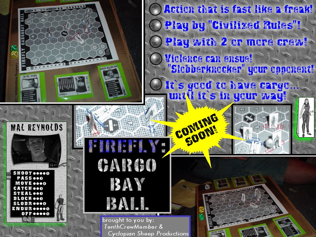 TCM's Cargo Bay Ball Boardgame - Coming Soon!