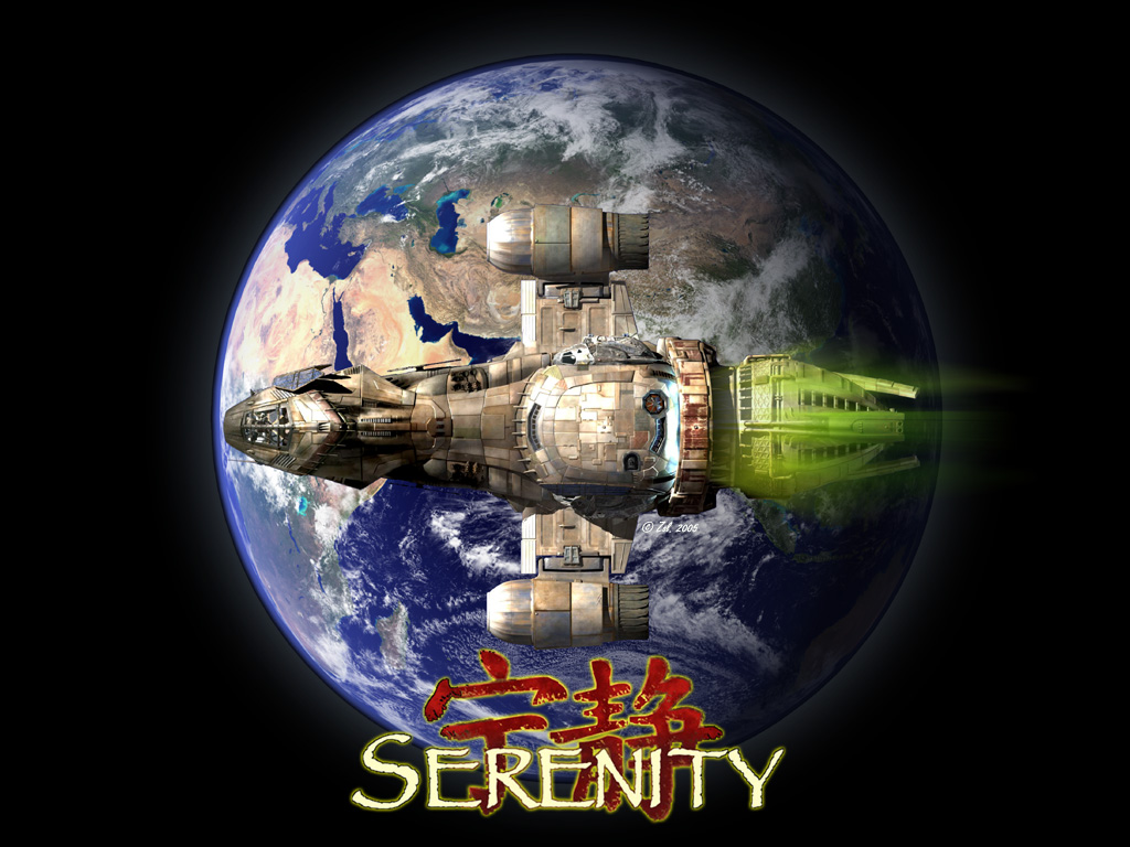 Serenity & the Earth that was (1024x768 Wallpaper)
