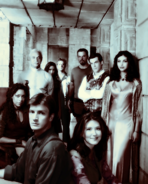 Serenity Cast Postcard (with the unseen pic)