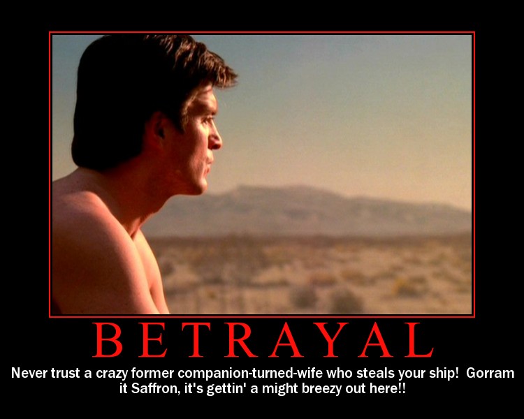 Betrayal (Motivational poster)