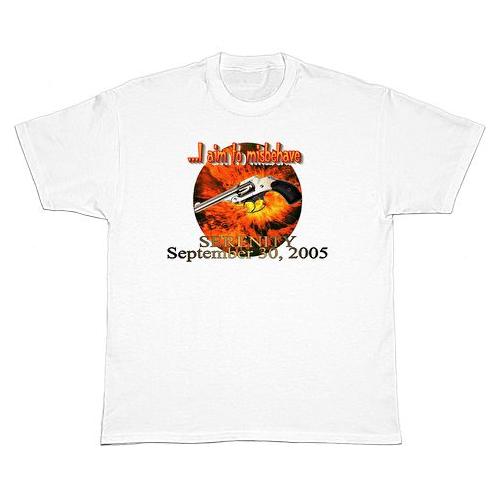 Front Logo "Aim to Misbehave" Shirt  -  for FIREFLYGAL