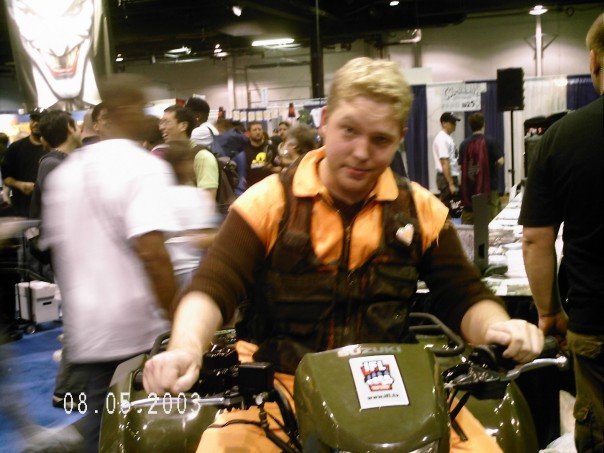 Wash on his Mule