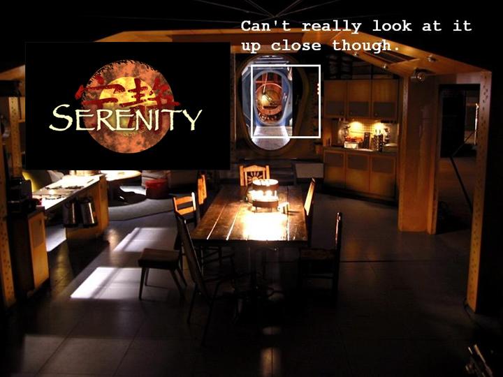 Possible inspiration for the SERENITY logo?