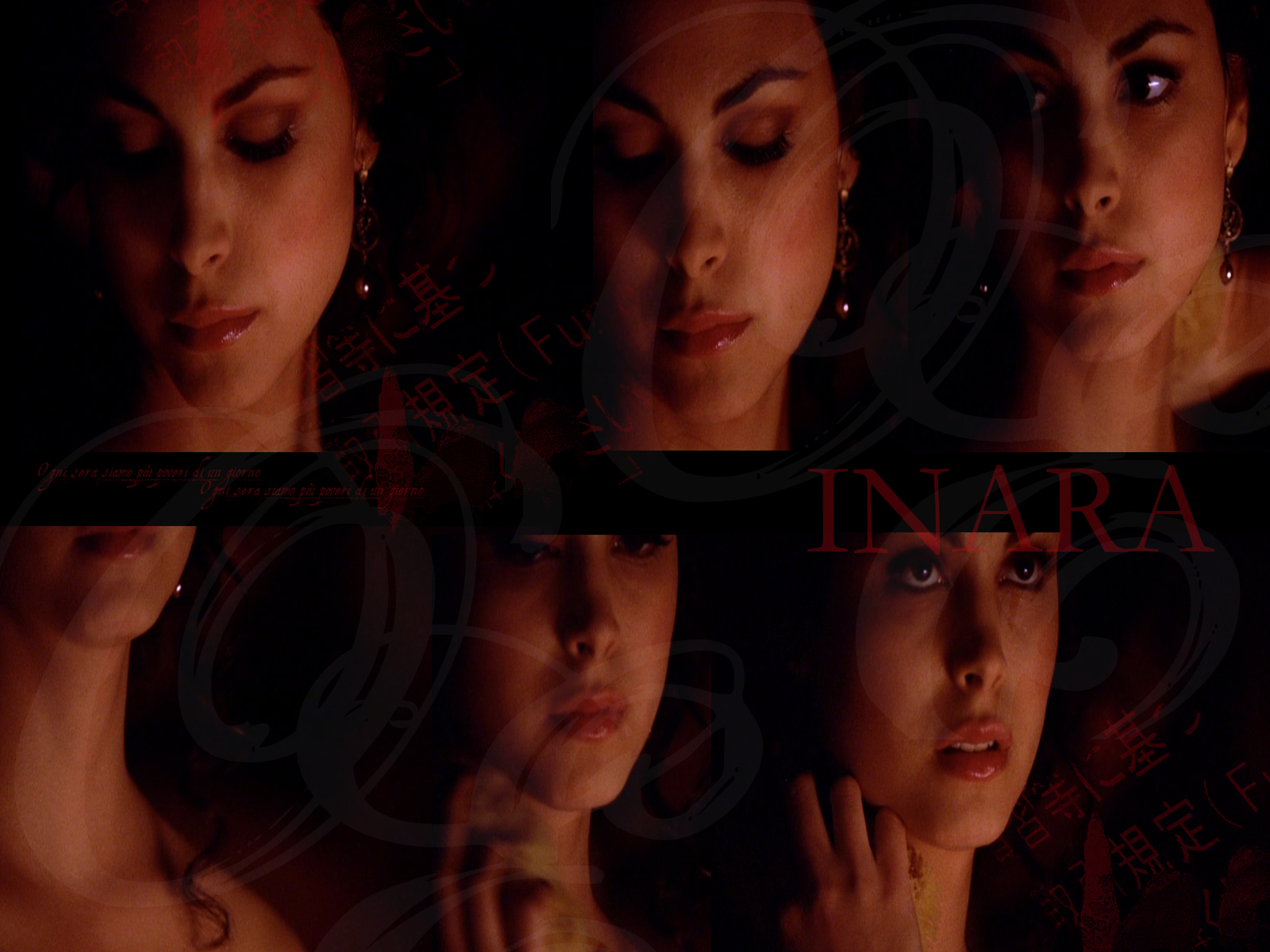Inara - bath scene wallpaper
