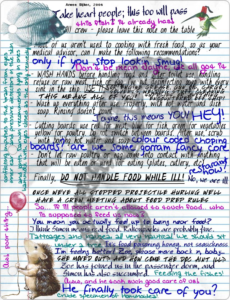 Note on a Fridge, part 14