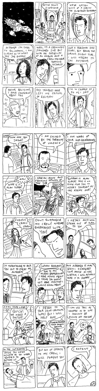 Joe Blann summarizes Firefly in comic form