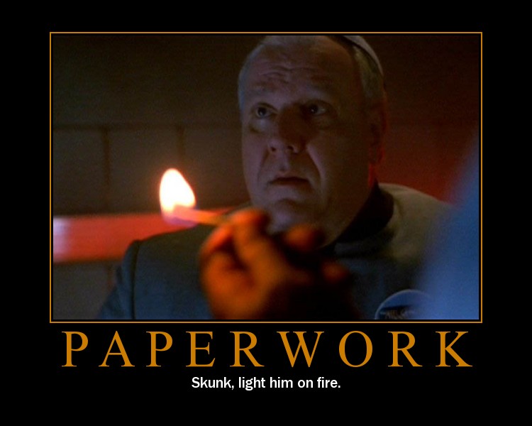 Who needs paperwork?