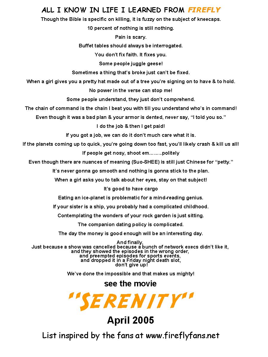 Firefly fans shirt Draft  2