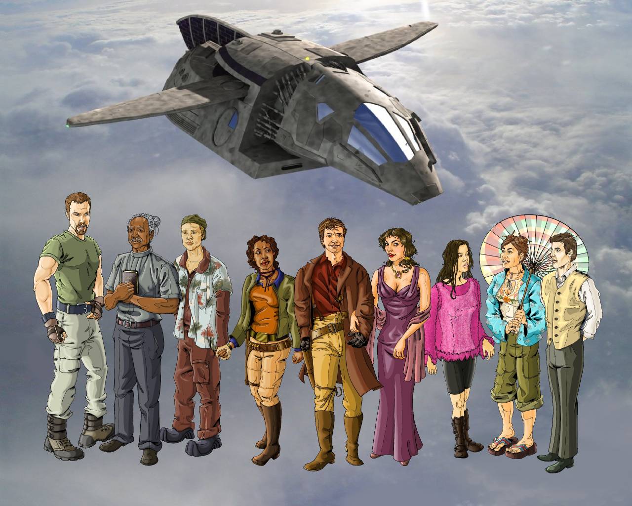 Crew ¤ Shuttle Wallpaper