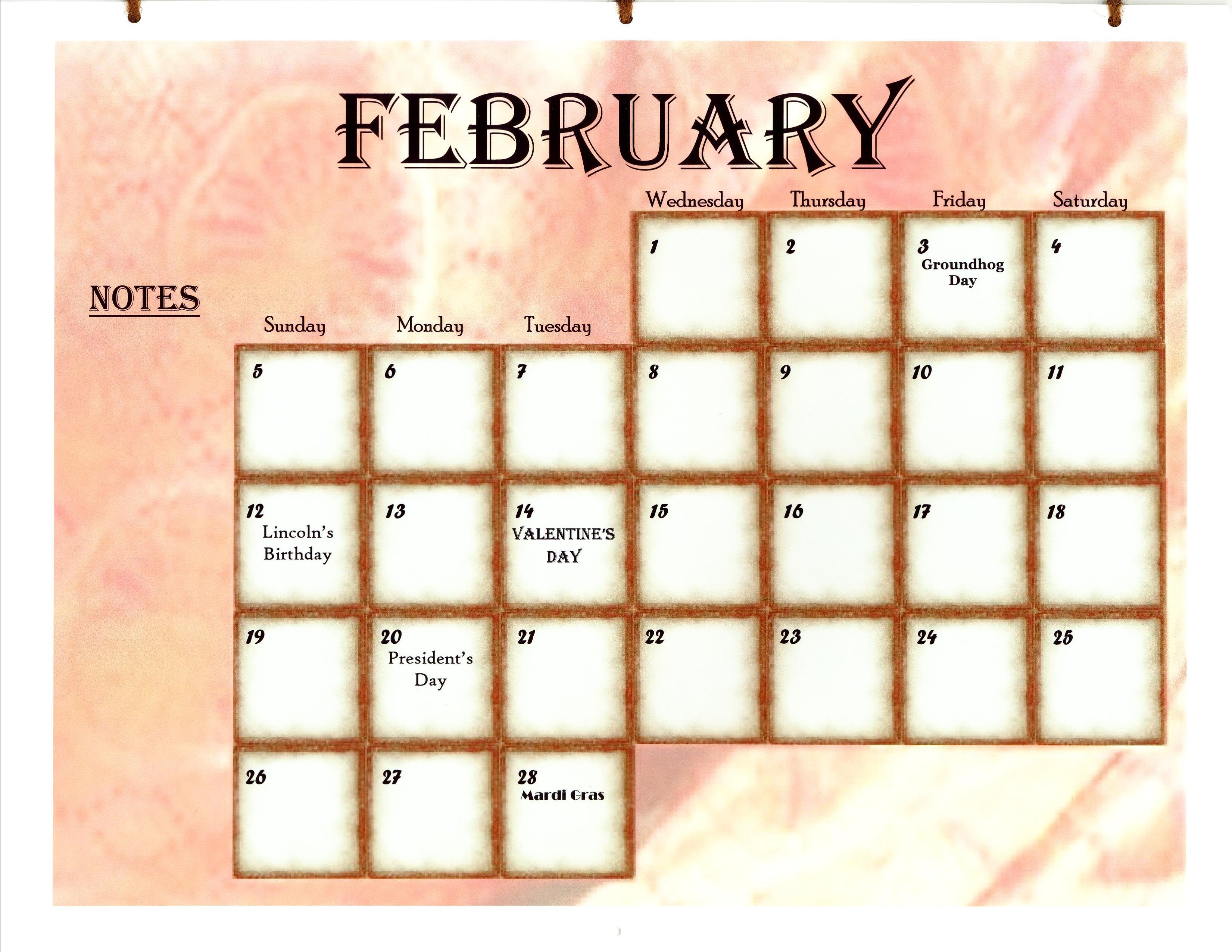 Calendar Girl page 2