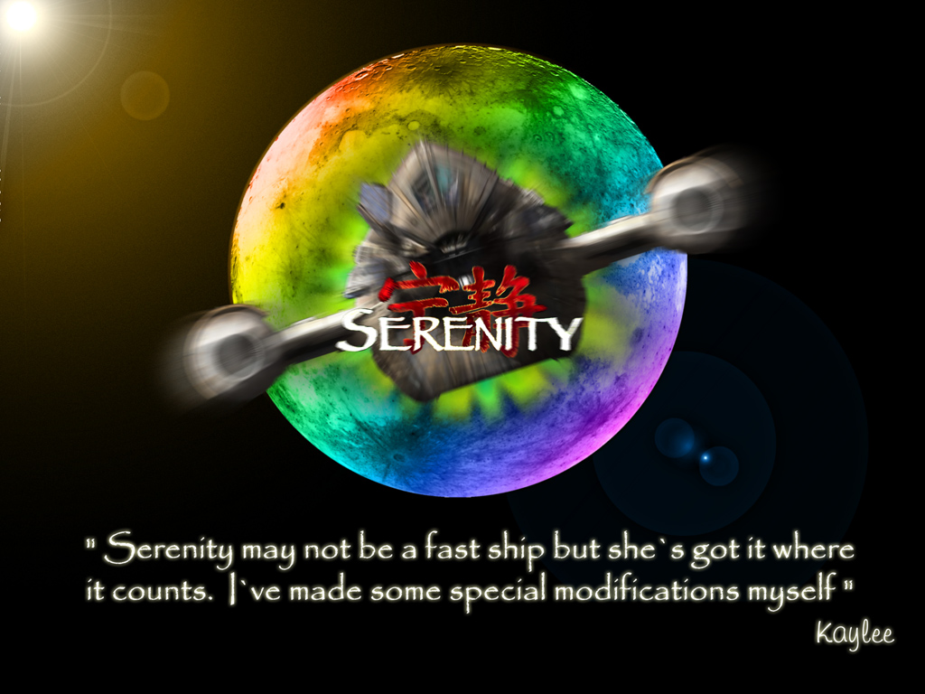 Serenity - Rainbow Planet Wallpaper