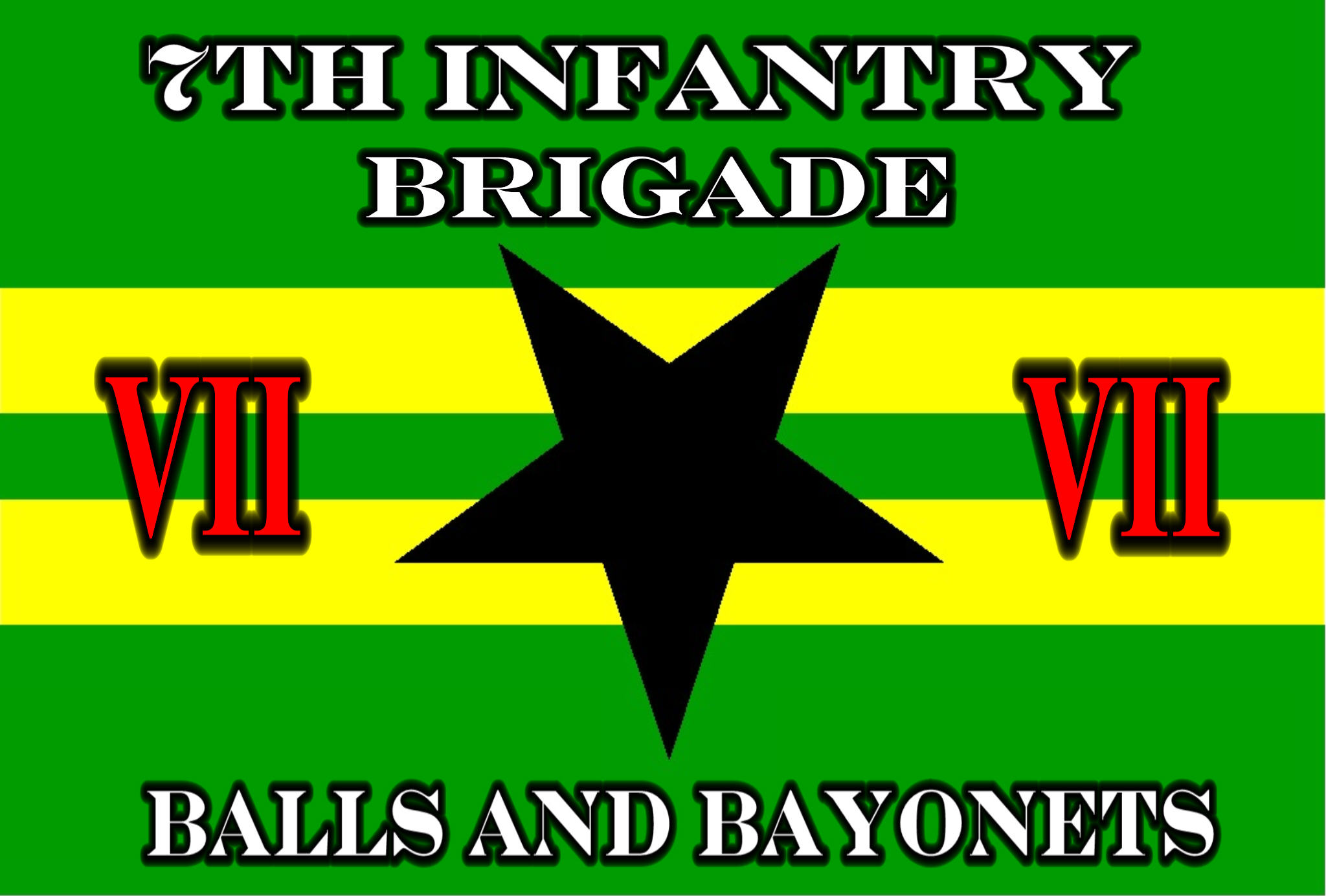 Flag - Colours of The Balls and Bayonets Brigade